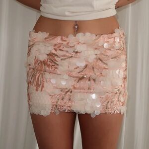 PEACHY MINI SOUGHTAFTER THE LABEL Mini Skirt. Brand new with tags